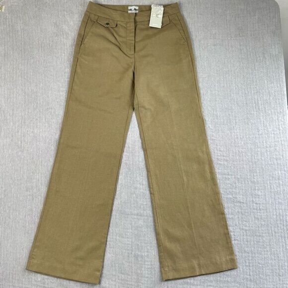 Maddison Linen Blend Olive Khaki Trouser Dress Pants NEW Women’s Size 8 - Picture 1 of 10